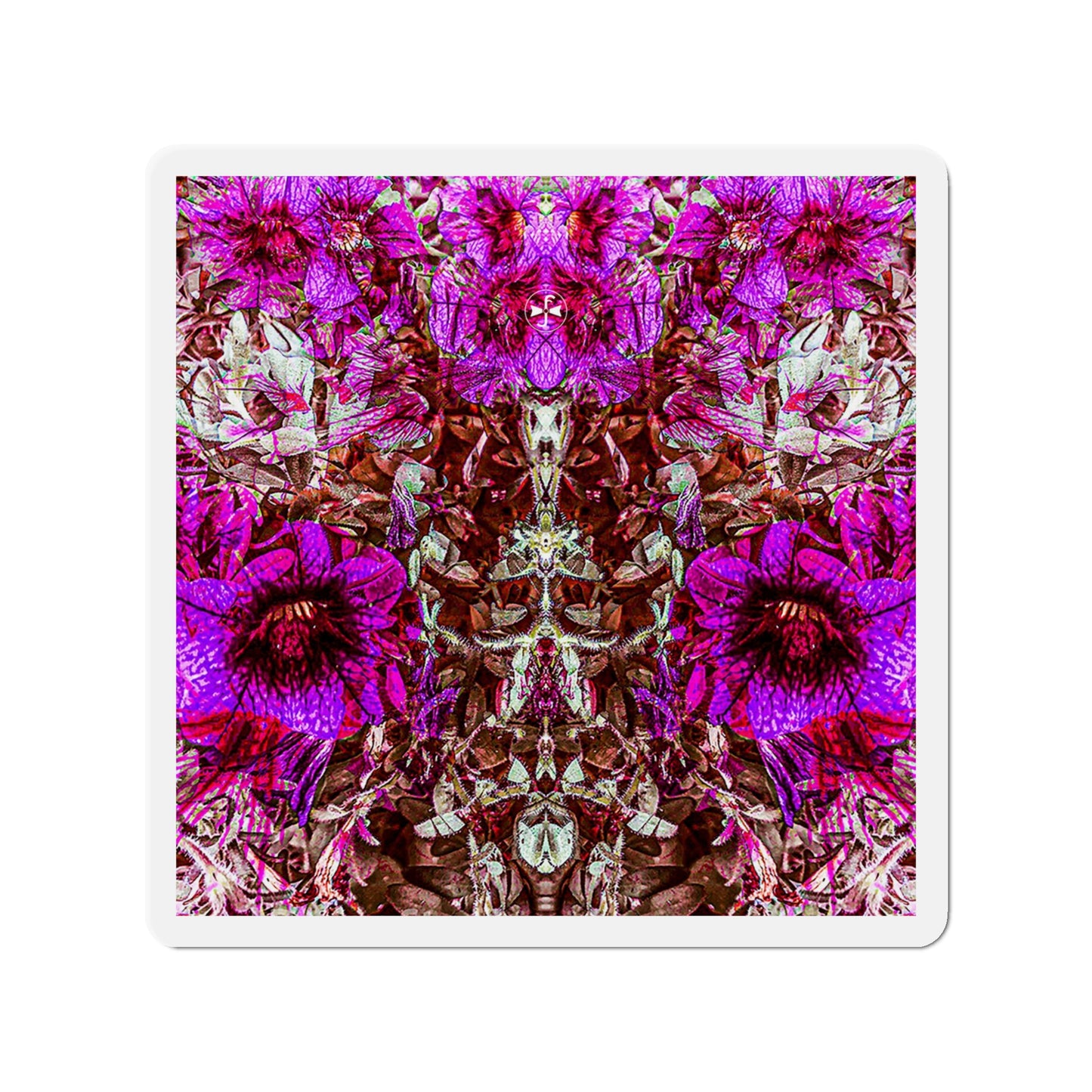 Darth Flower Power :: Pink :: Die-Cut Magnets