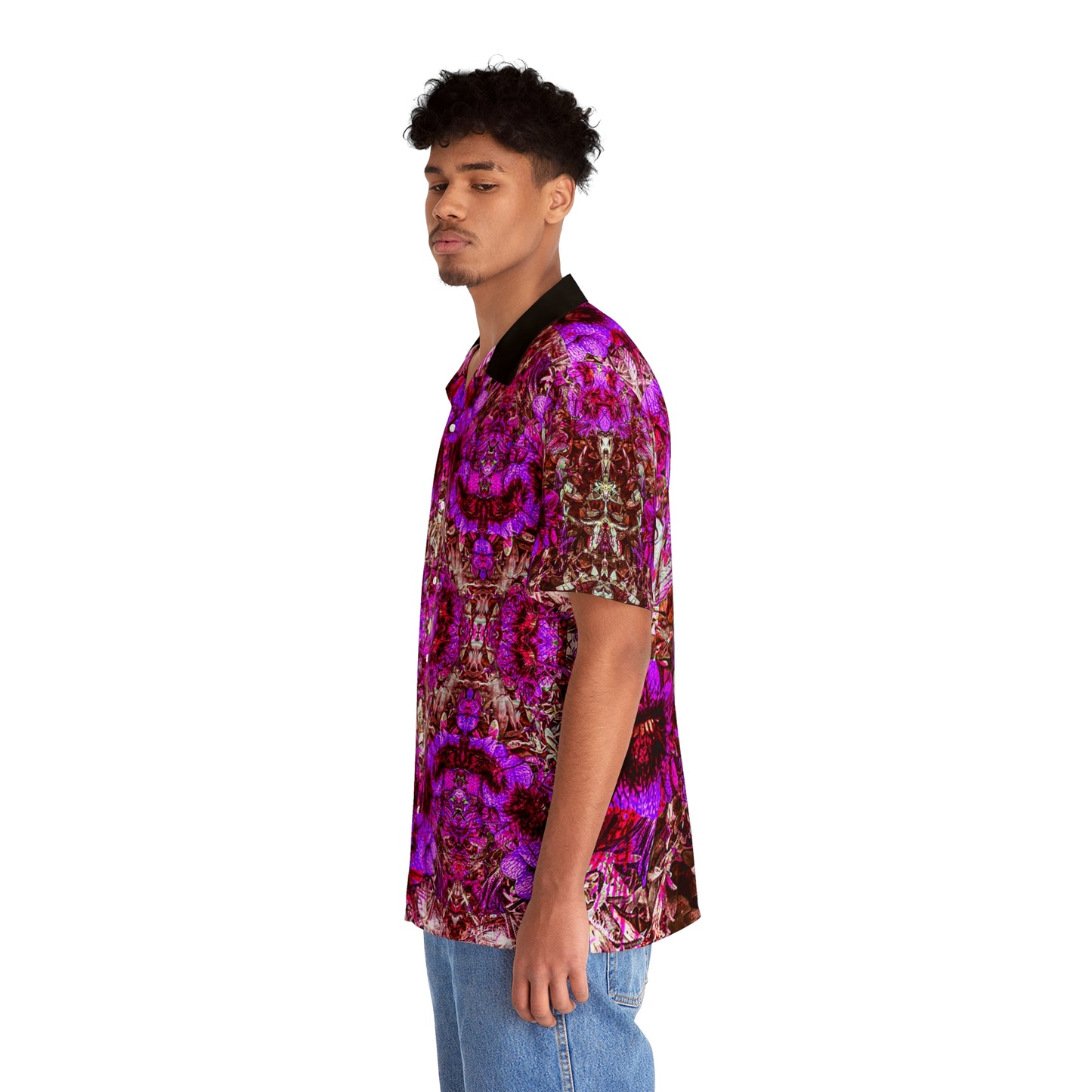 Darth Flower Power :: Pink :: Hawaiian Shirt