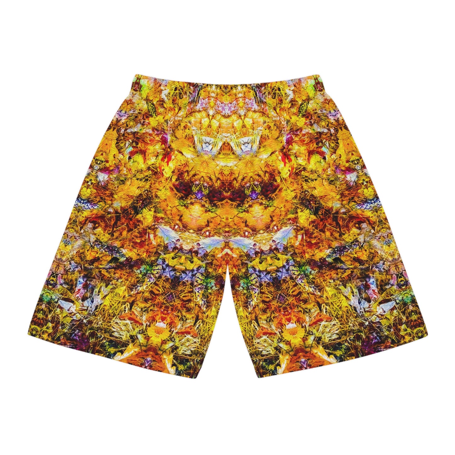 Fall of the Leaf Gods :: Orange :: Basketball Shorts