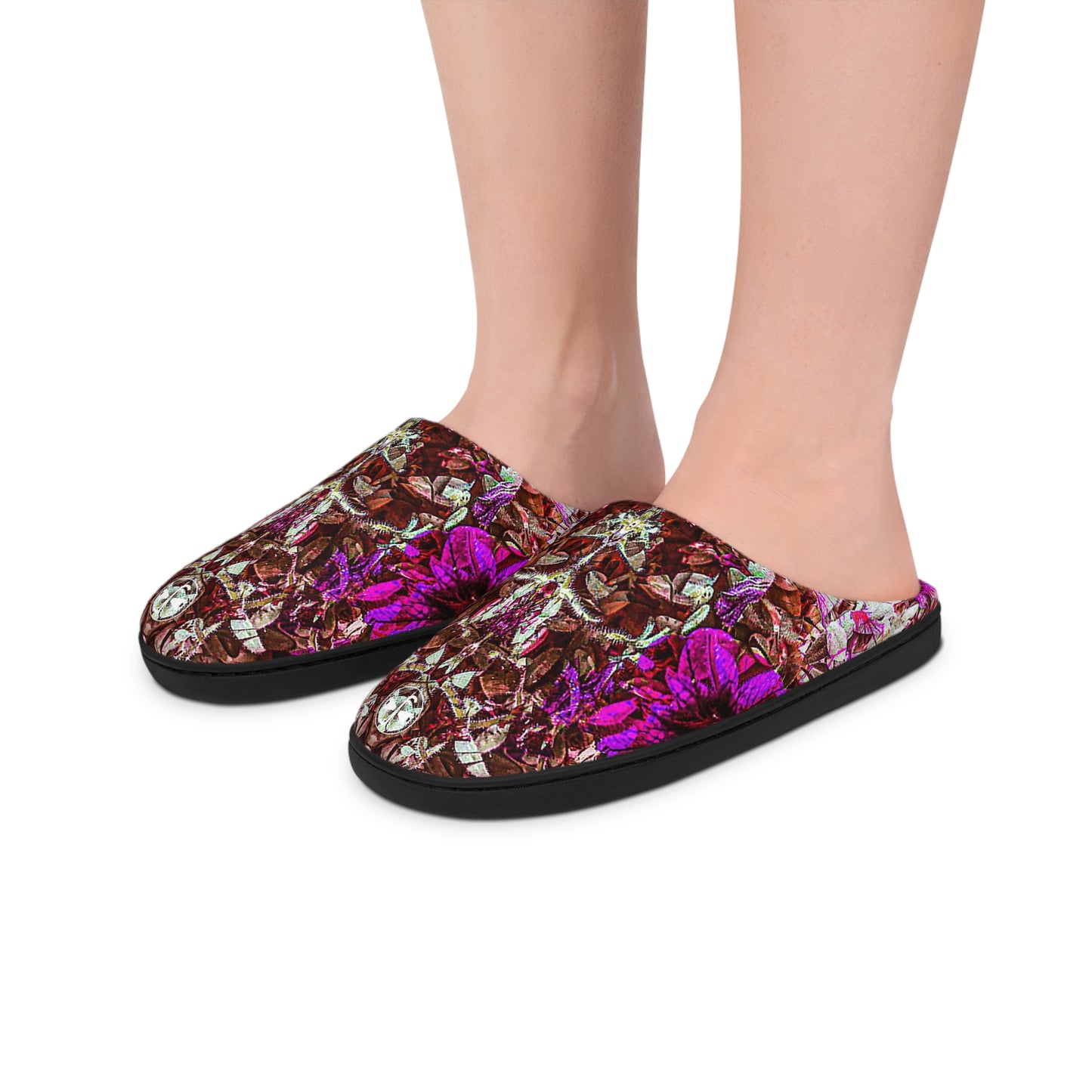 Darth Flower Power :: Pink :: Men's Indoor Slippers