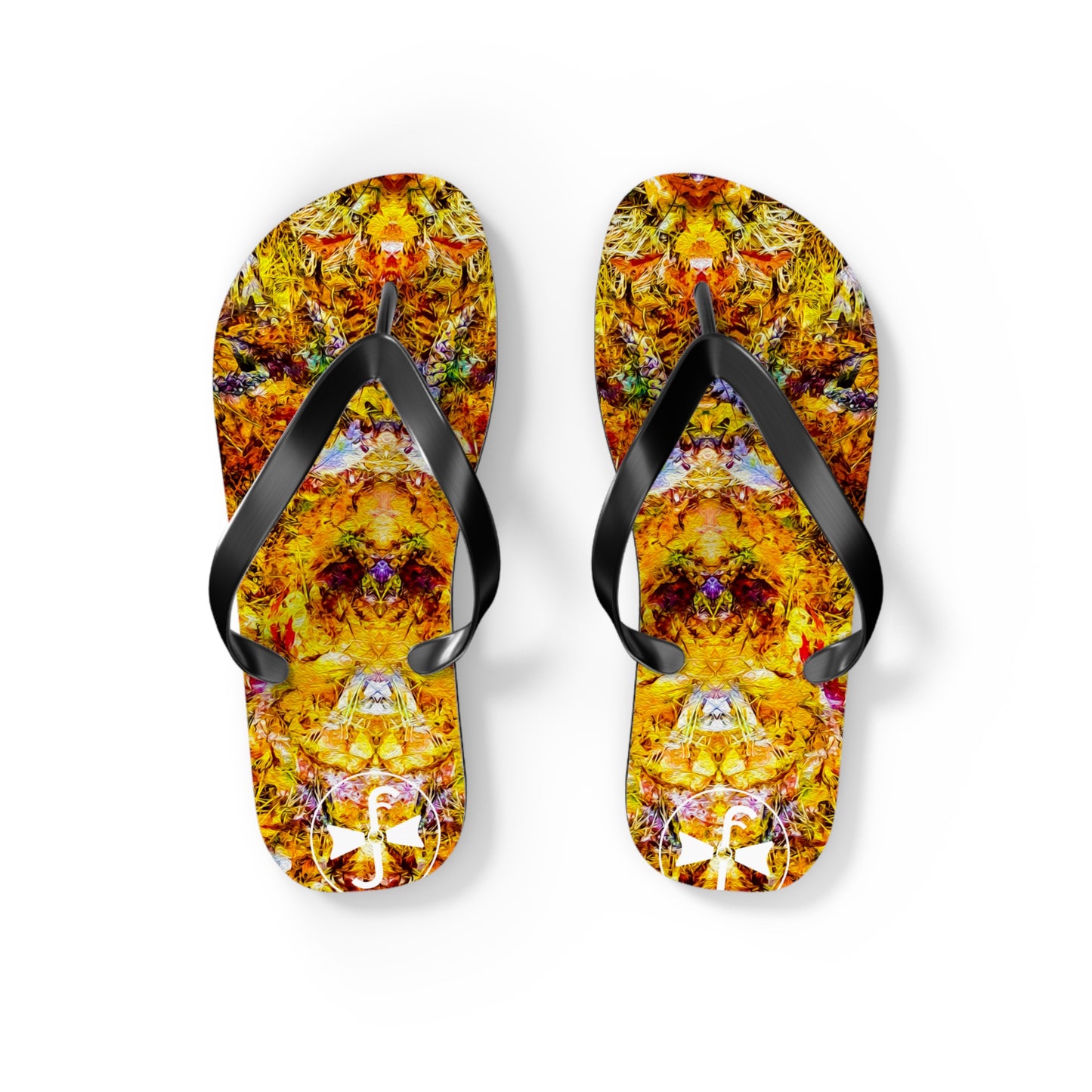 Fall of the Leaf Gods :: Orange :: Flip Flops