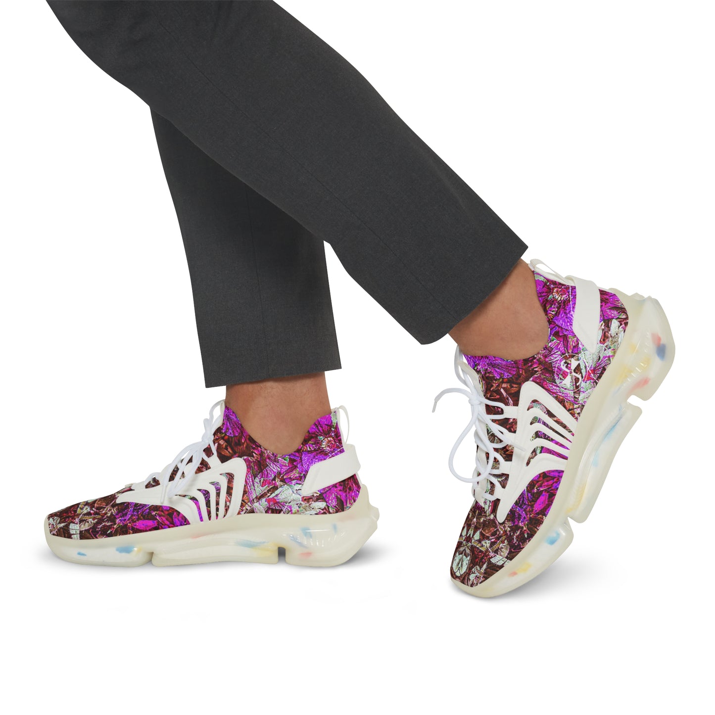 Darth Flower Power :: Pink :: Men's Mesh Sneakers