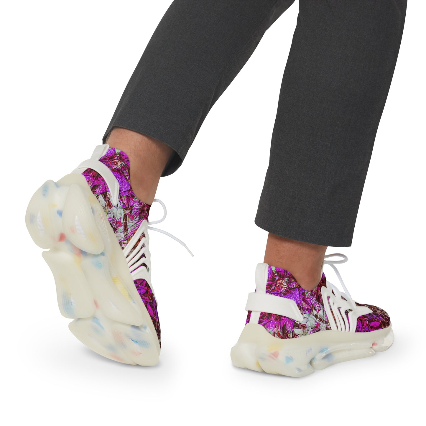 Darth Flower Power :: Pink :: Men's Mesh Sneakers