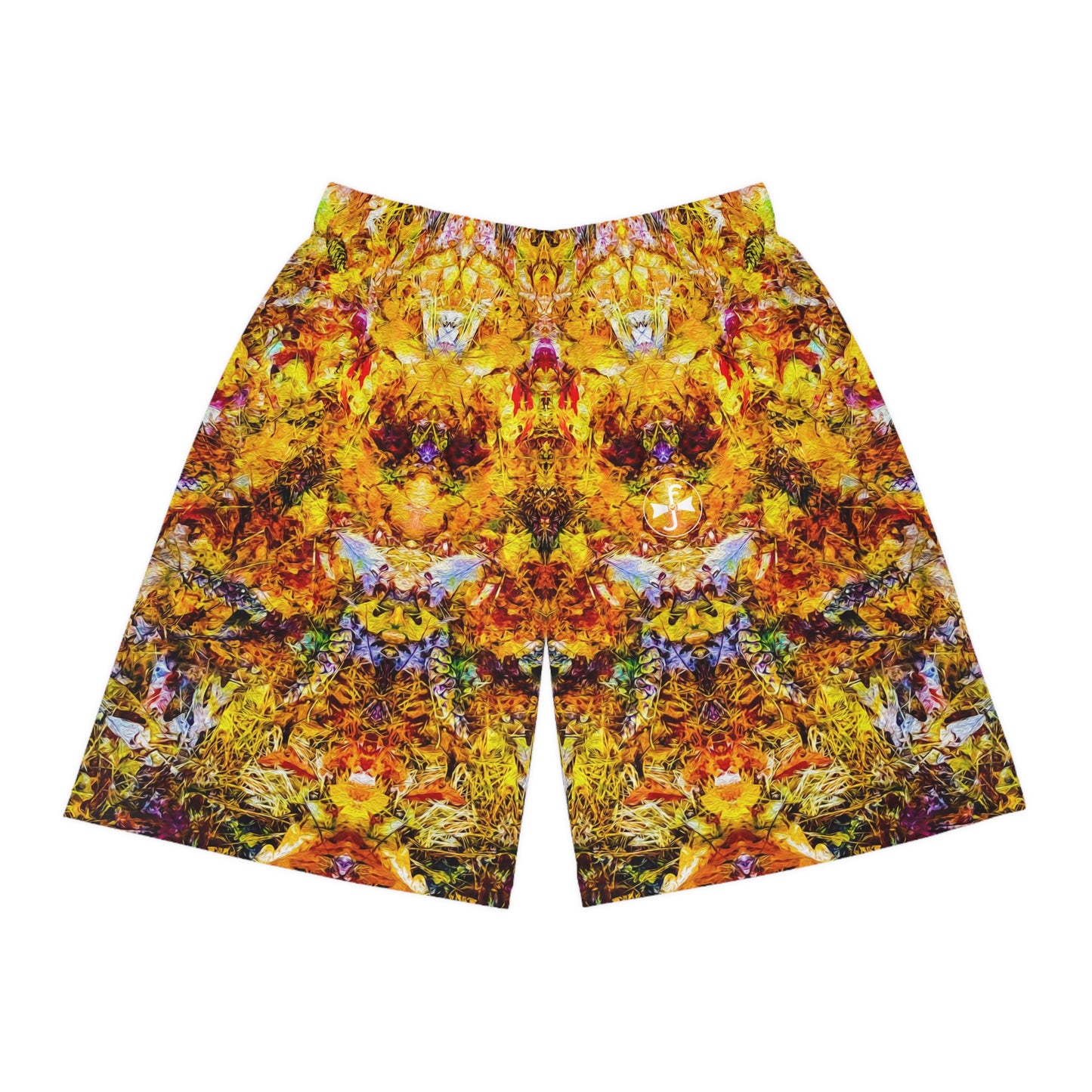 Fall of the Leaf Gods :: Orange :: Basketball Shorts