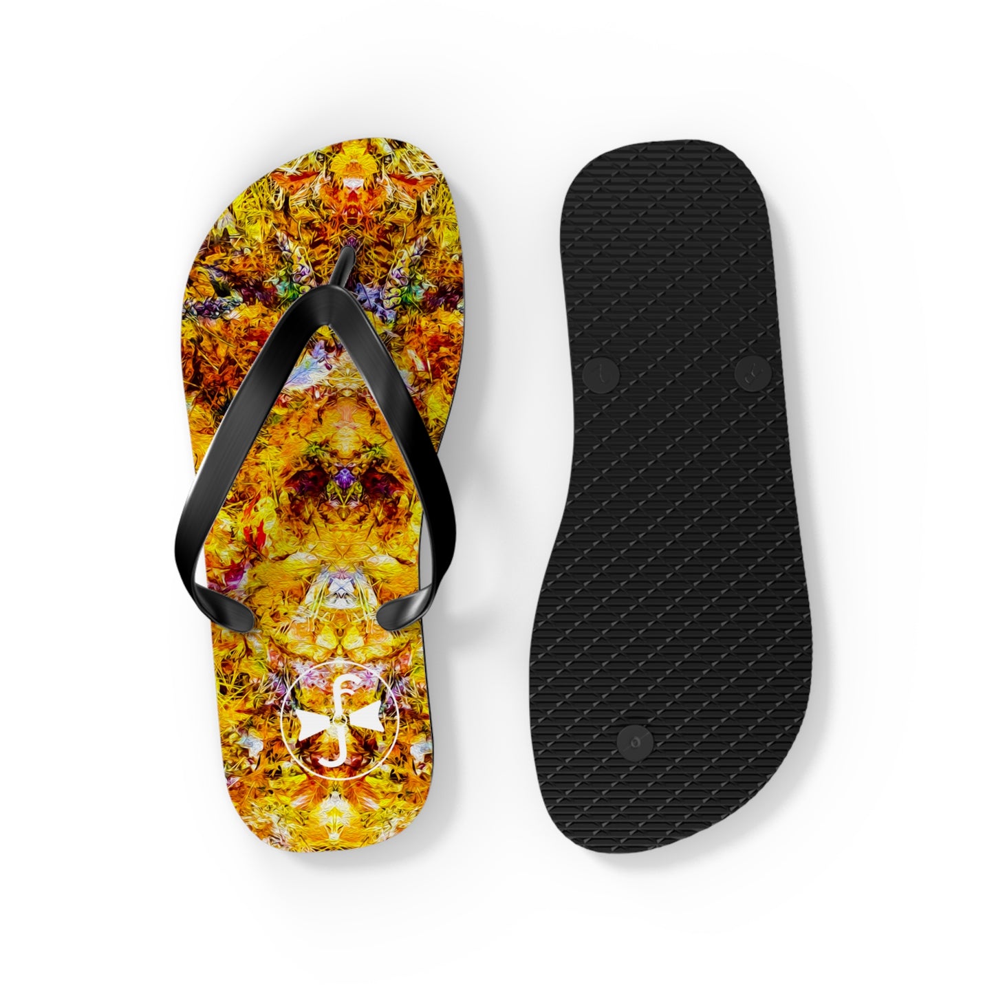 Fall of the Leaf Gods :: Orange :: Flip Flops