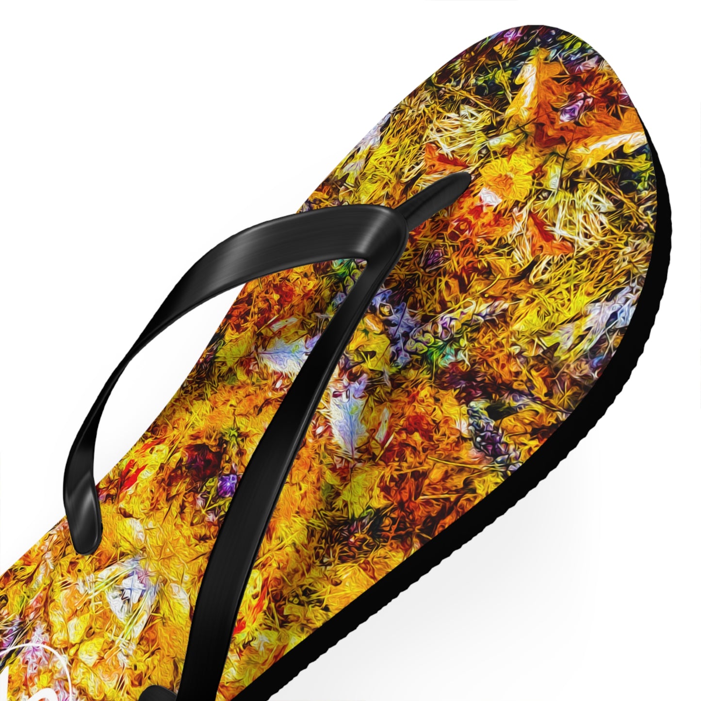 Fall of the Leaf Gods :: Orange :: Flip Flops