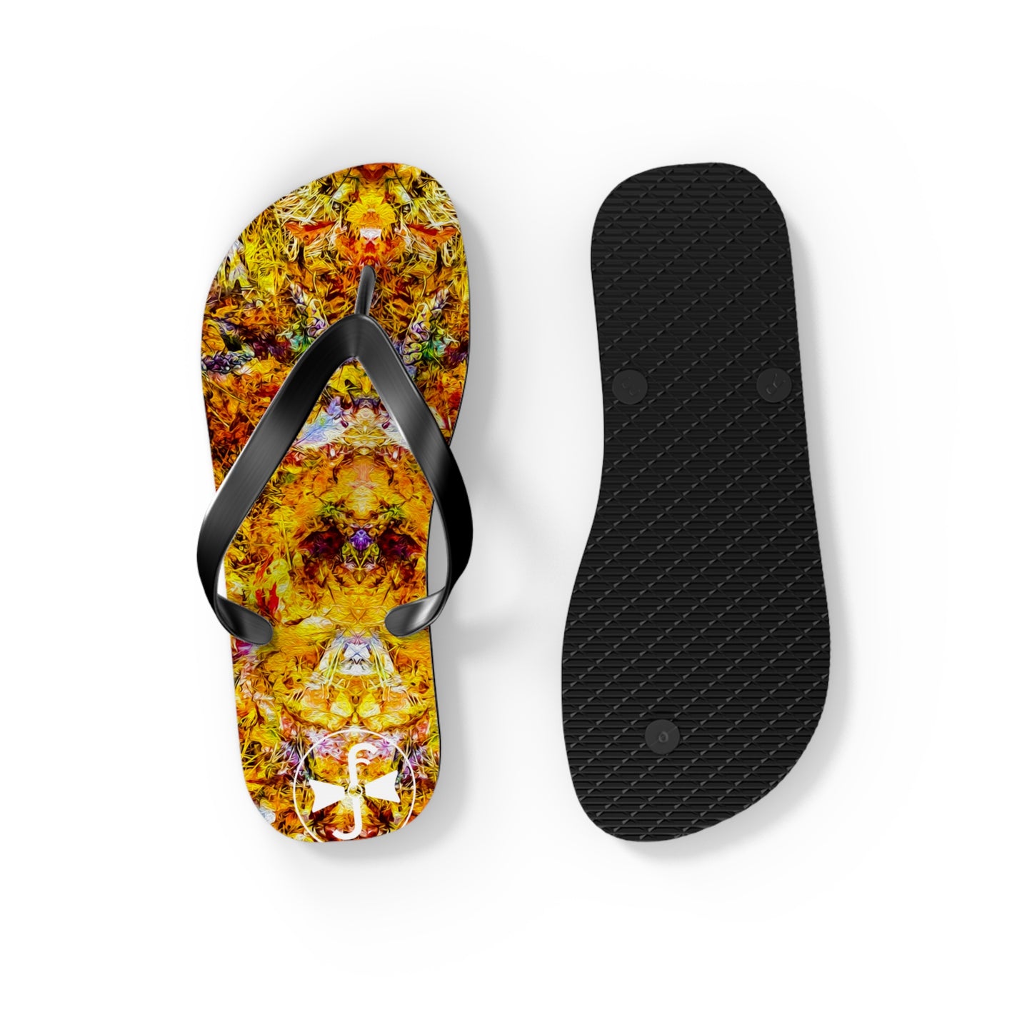 Fall of the Leaf Gods :: Orange :: Flip Flops