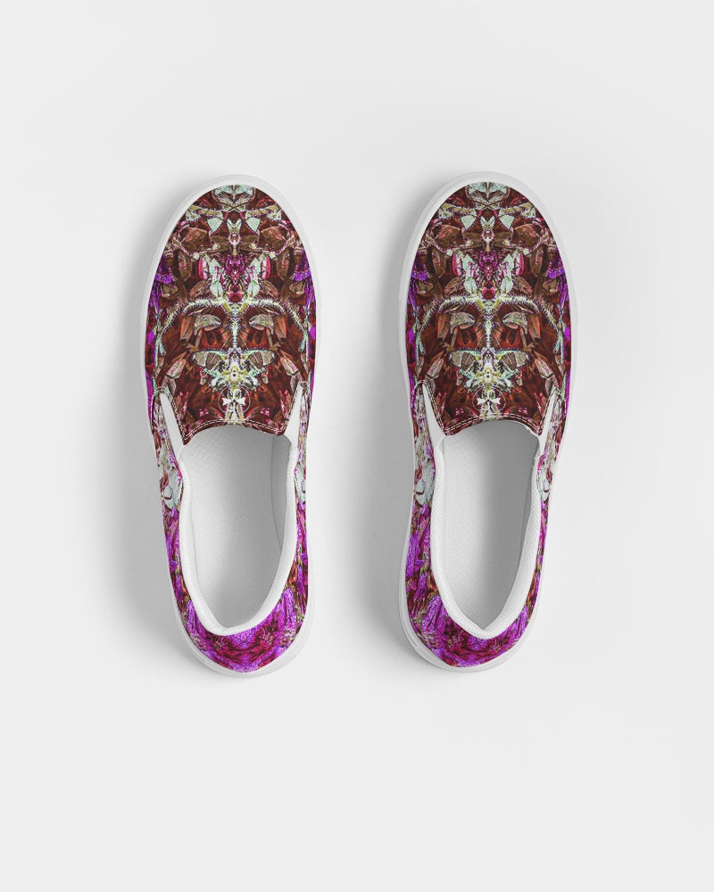 Darth Flower Power :: Pink :: Men's Slip-On Canvas Shoe