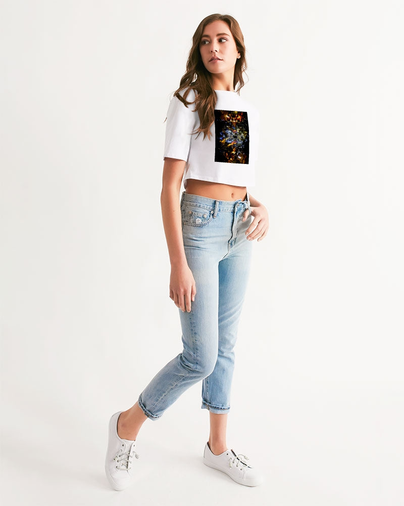 Devil in a Top Hat  :: Women's Cropped Tee