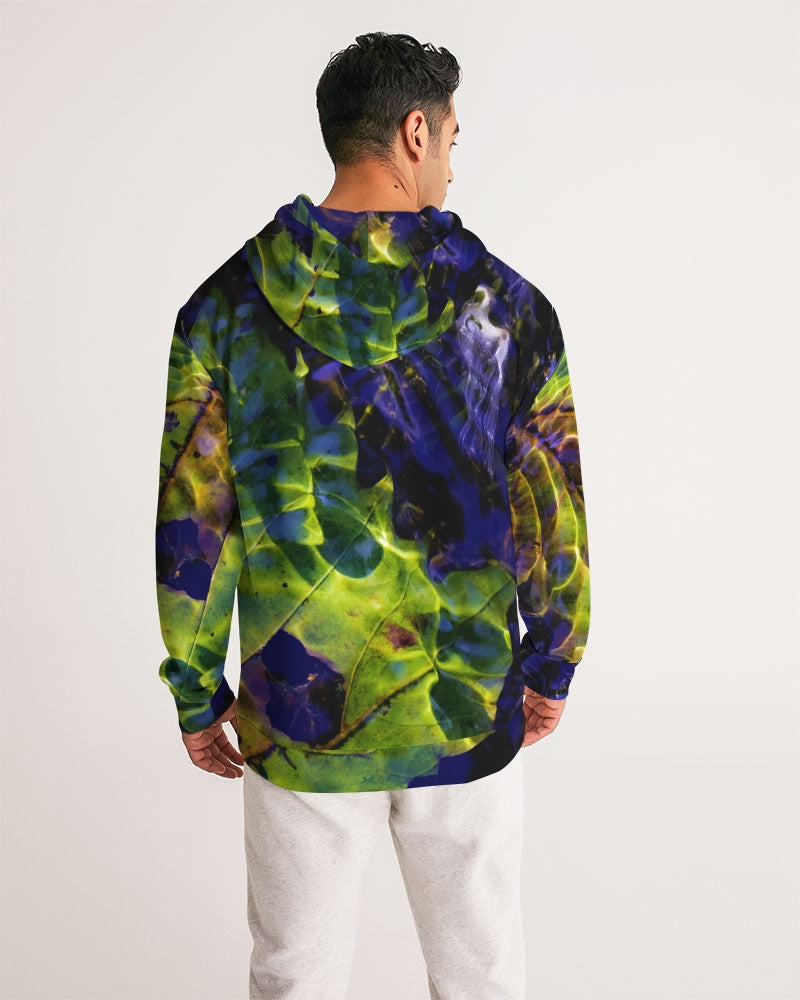 White Rider in Water Ripples Men's Hoodie