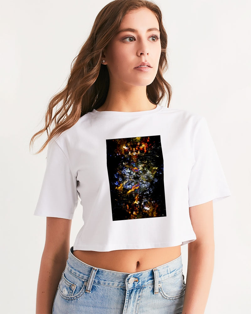 Devil in a Top Hat  :: Women's Cropped Tee