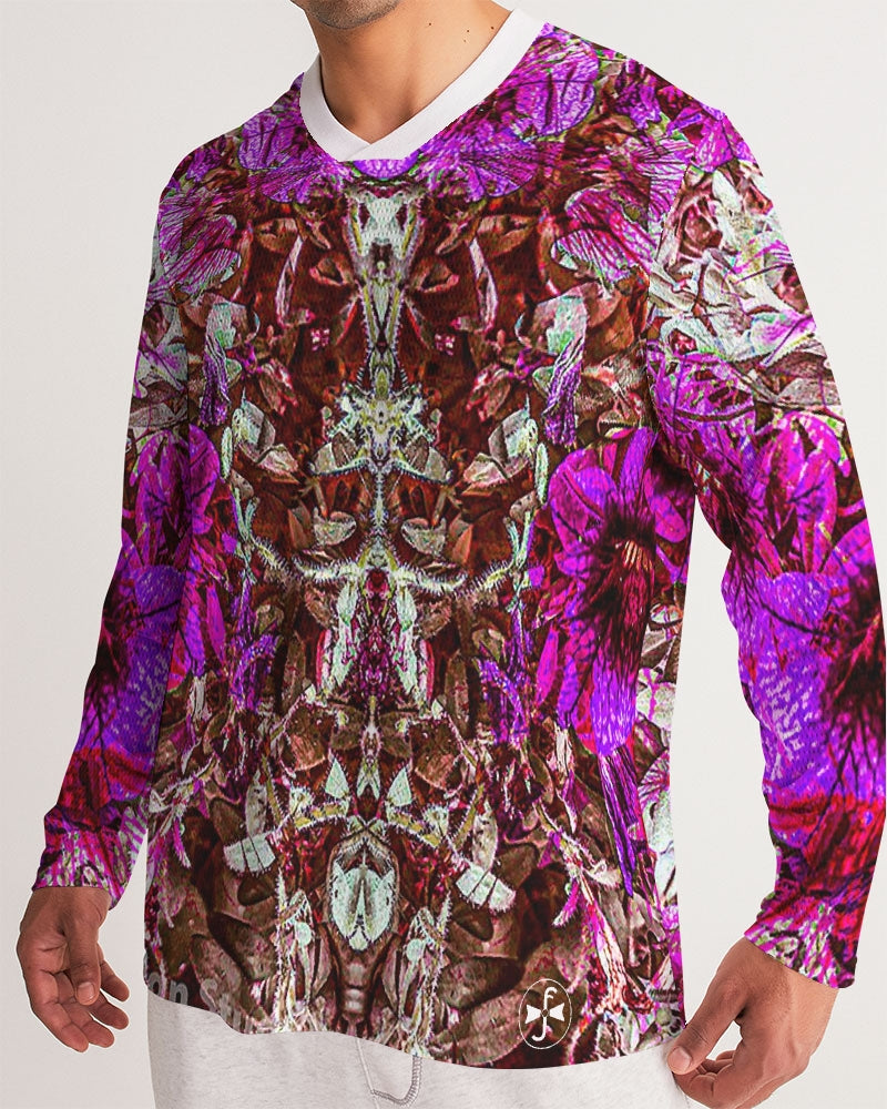 Darth Flower Power :: Pink :: Men's Long Sleeve Sports Jersey