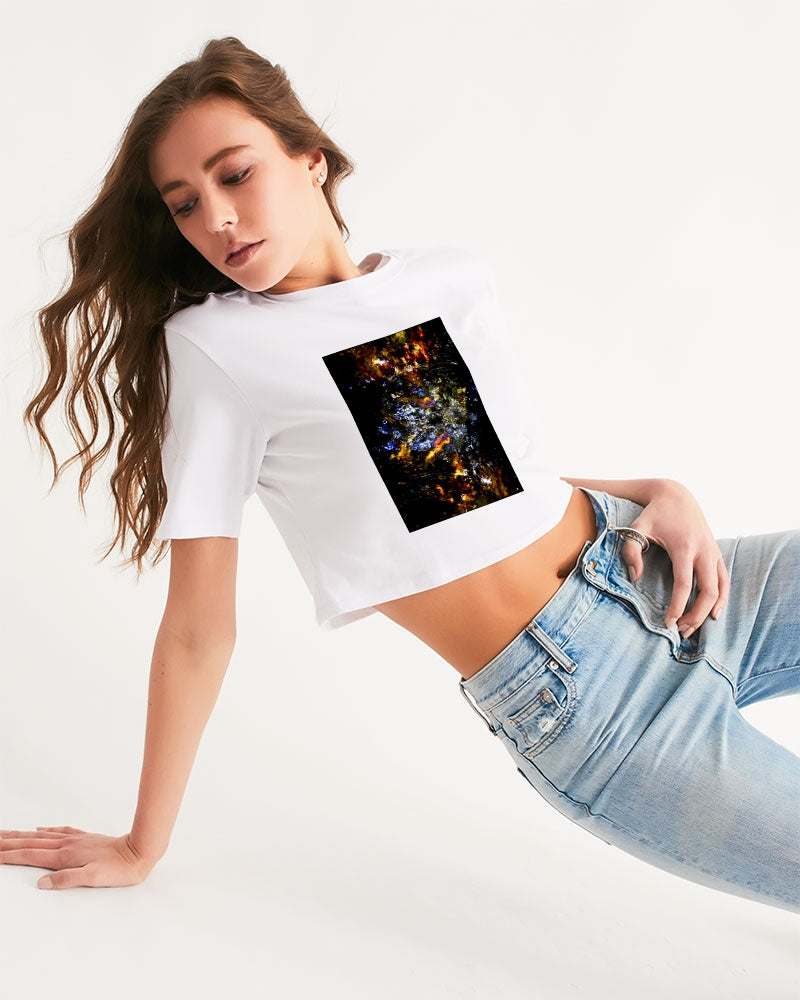 Devil in a Top Hat  :: Women's Cropped Tee