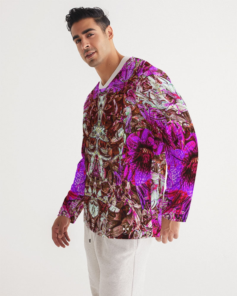 Darth Flower Power :: Pink :: Men's Long Sleeve Sports Jersey