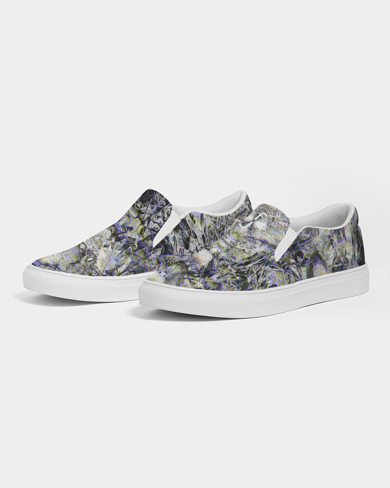 Fall of the Leaf Gods :: Grey :: Women's Slip-On Canvas Shoe