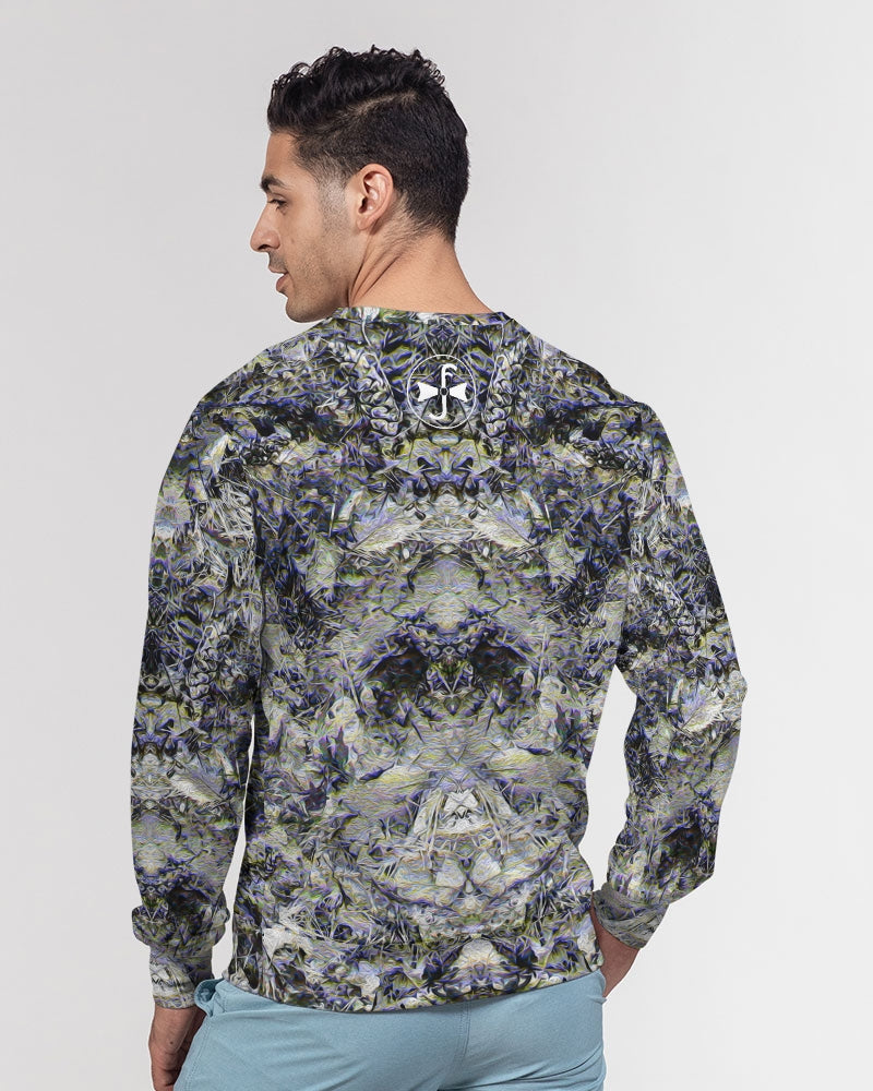 Fall of the Leaf Gods :: Grey :: Men's Classic French Terry Crewneck Pullover