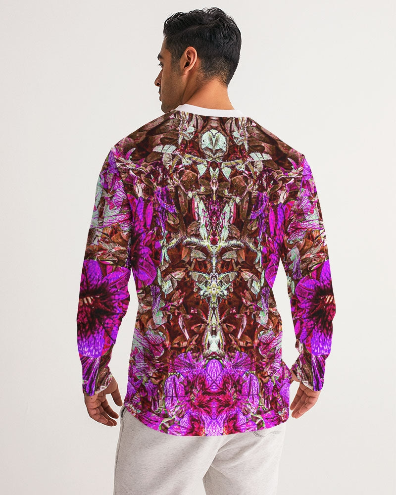 Darth Flower Power :: Pink :: Men's Long Sleeve Sports Jersey