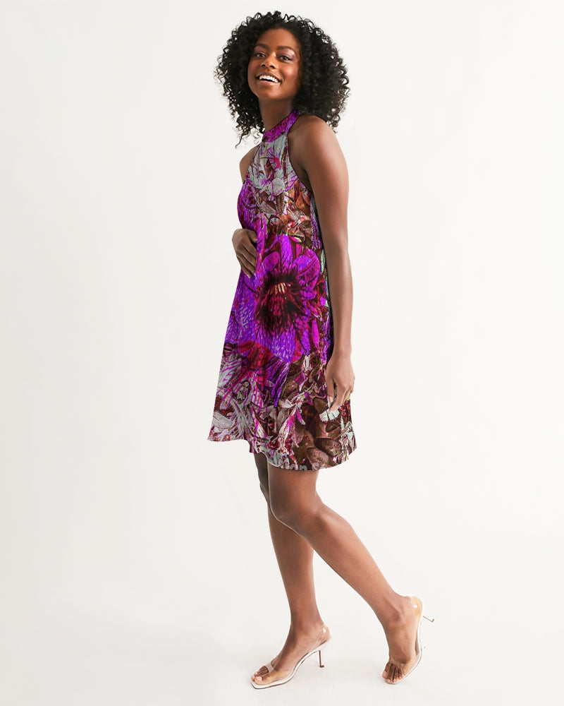 Darth Flower Power :: Pink :: Women's Halter Dress