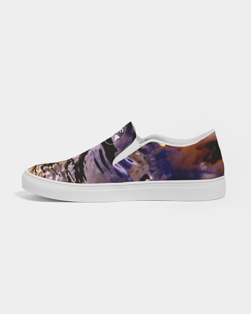 Delaware Ripples of Gold :: Women's Slip-On Canvas Shoe