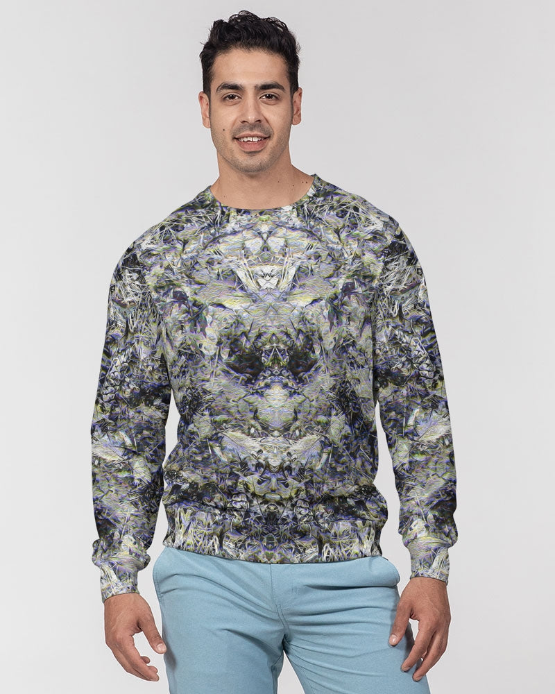 Fall of the Leaf Gods :: Grey :: Men's Classic French Terry Crewneck Pullover
