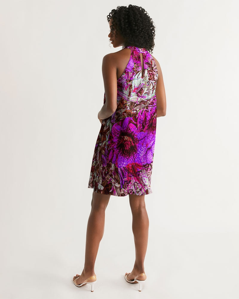 Darth Flower Power :: Pink :: Women's Halter Dress