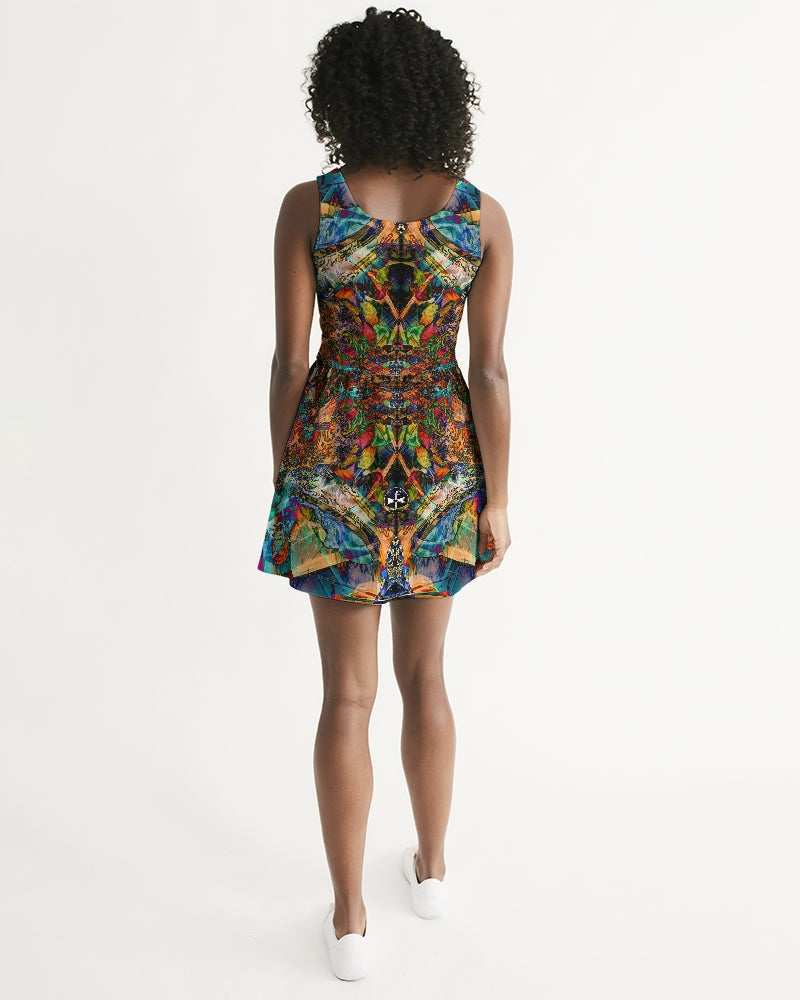 How to Square a Bear : Women's Scoop Neck Skater Dress