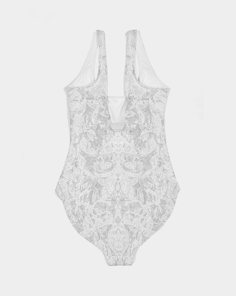 Darth Flower Power :: White :: Women's One-Piece Swimsuit