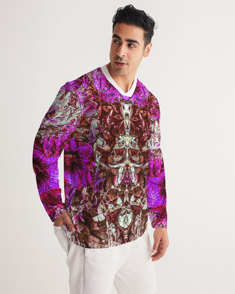 Darth Flower Power :: Pink :: Men's Long Sleeve Sports Jersey
