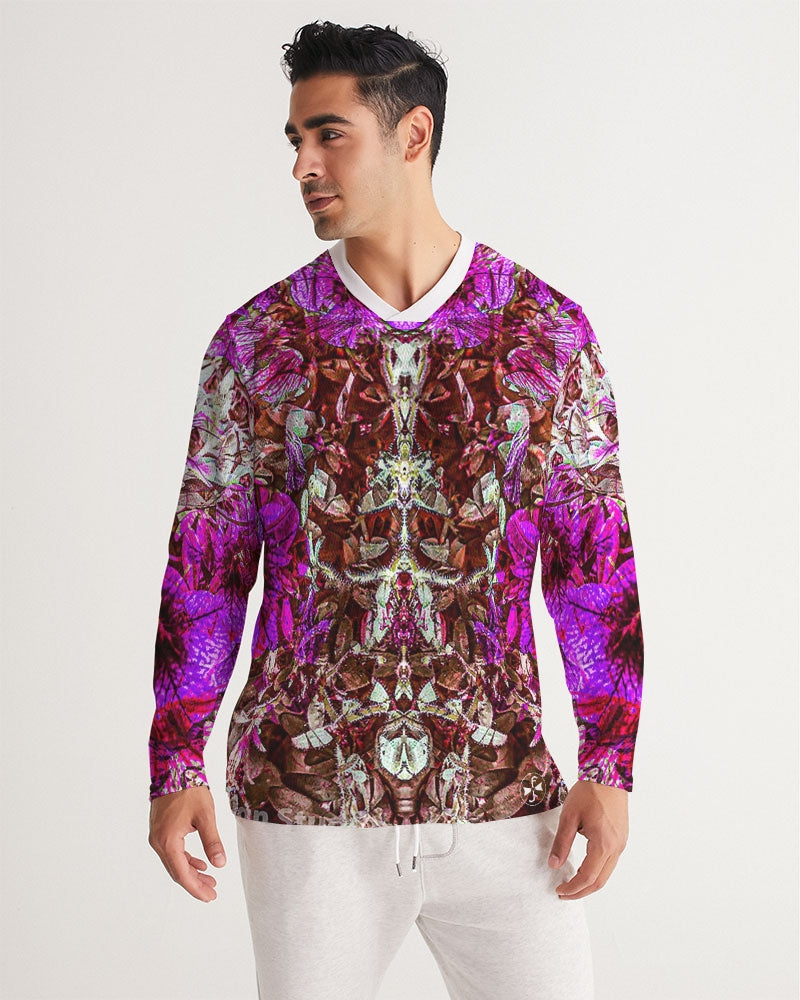 Darth Flower Power :: Pink :: Men's Long Sleeve Sports Jersey