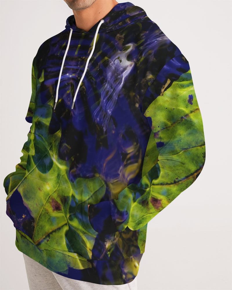 White Rider in Water Ripples Men's Hoodie
