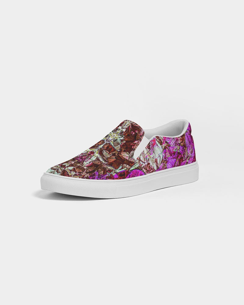 Darth Flower Power :: Pink :: Men's Slip-On Canvas Shoe