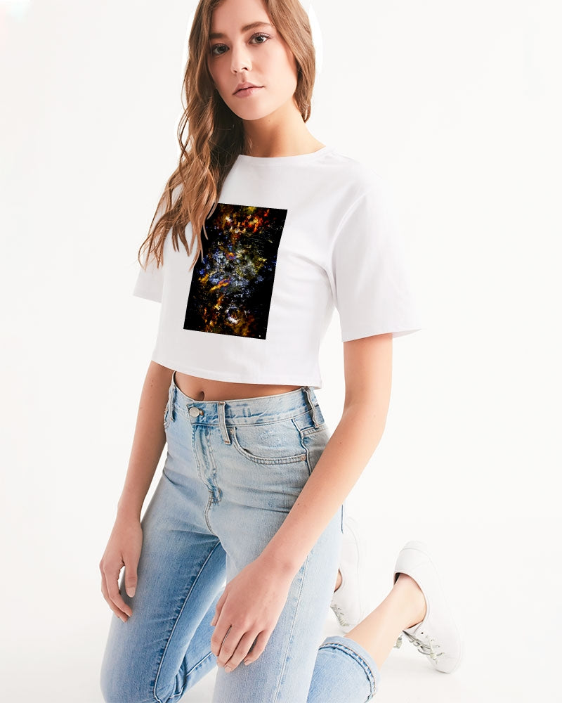 Devil in a Top Hat  :: Women's Cropped Tee