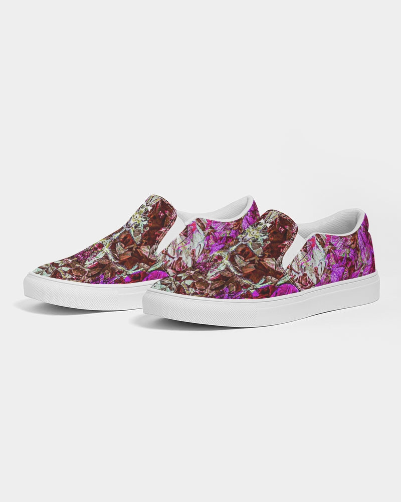 Darth Flower Power :: Pink :: Men's Slip-On Canvas Shoe