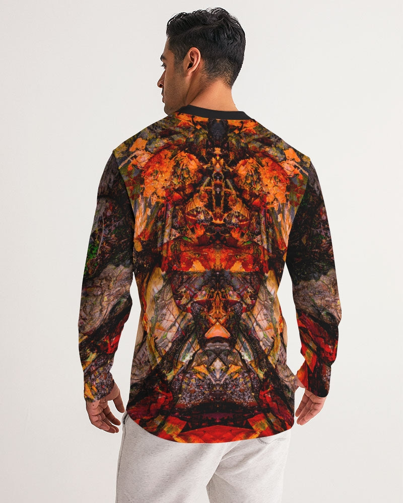 Cycle Rider of Autumn :: Men's Long Sleeve Sports Jersey