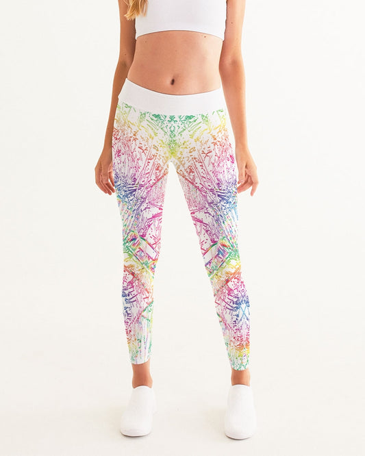 Palm Salad :: Rainbow :: Women's Yoga Pants