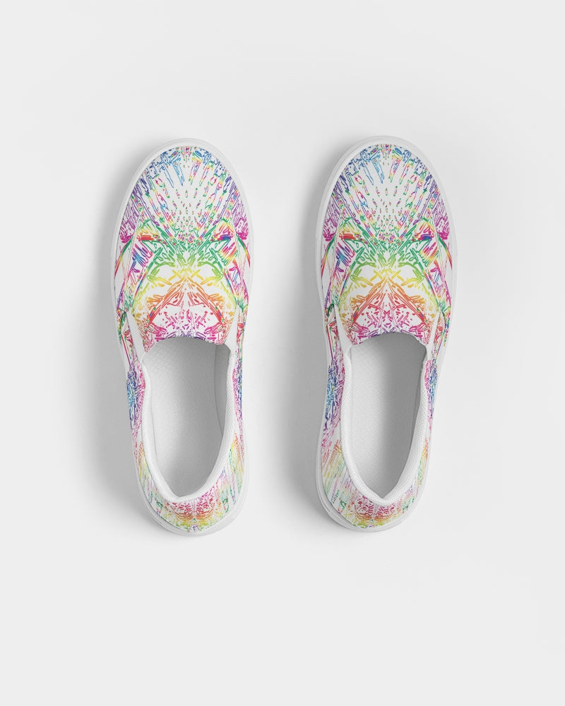 Palm Salad :: Rainbow :: Women's Slip-On Canvas Shoe