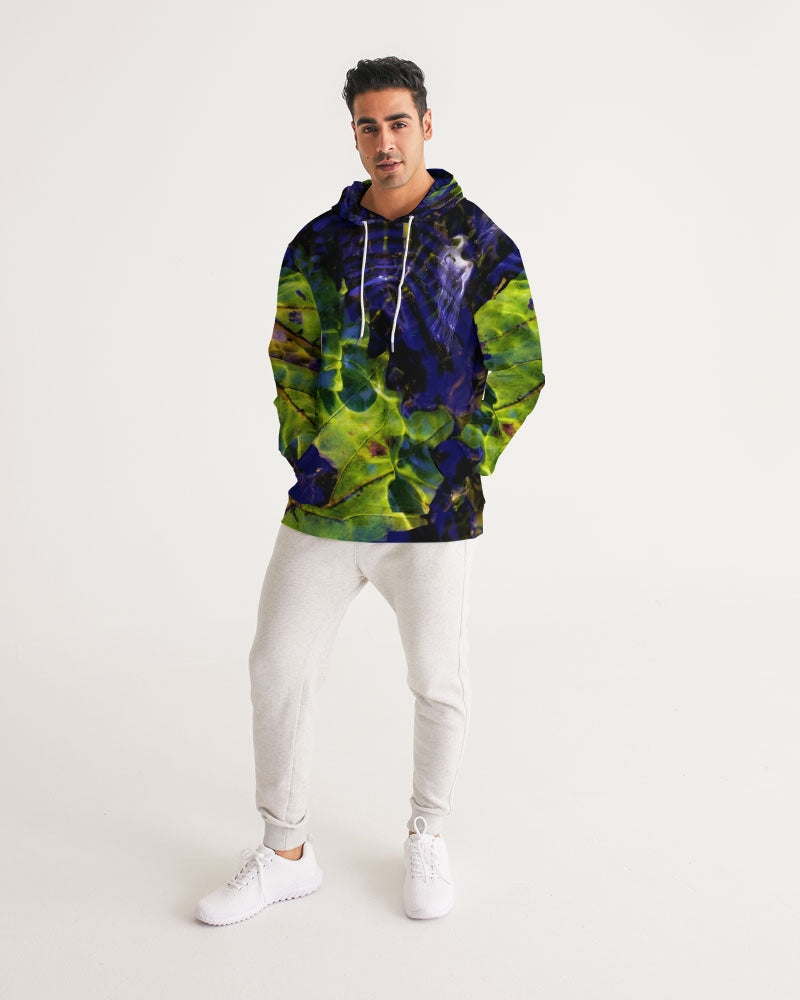 White Rider in Water Ripples Men's Hoodie