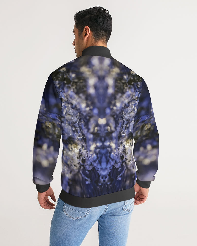 Blue Water Rush :: Men's Stripe-Sleeve Track Jacket