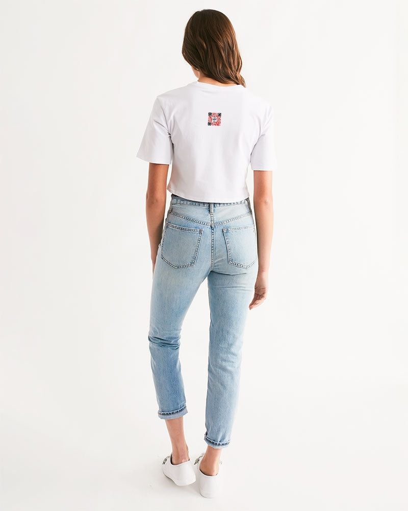 Devil in a Top Hat  :: Women's Cropped Tee