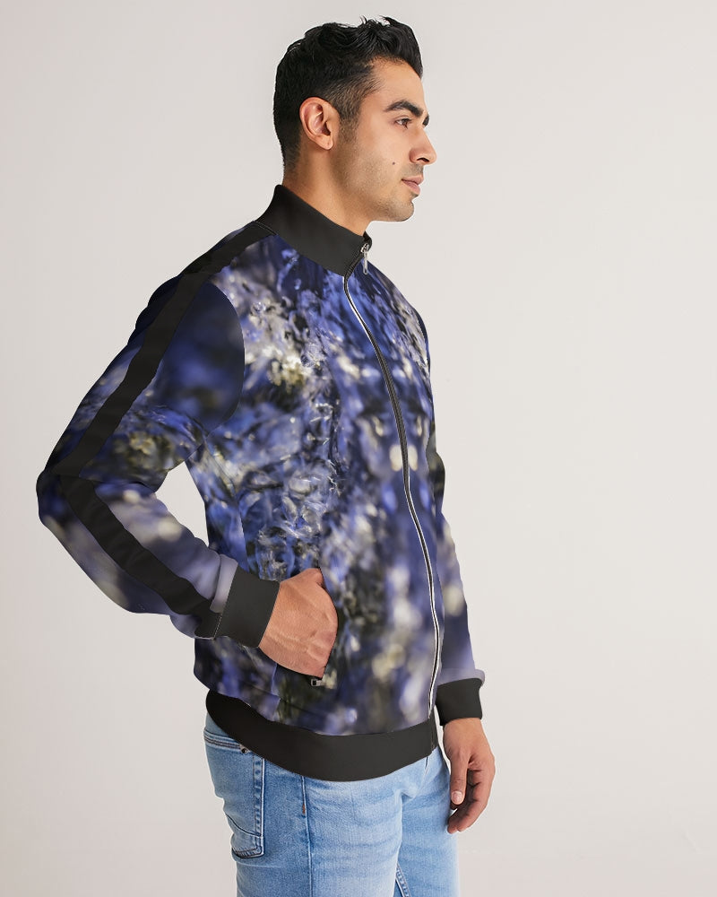 Blue Water Rush :: Men's Stripe-Sleeve Track Jacket