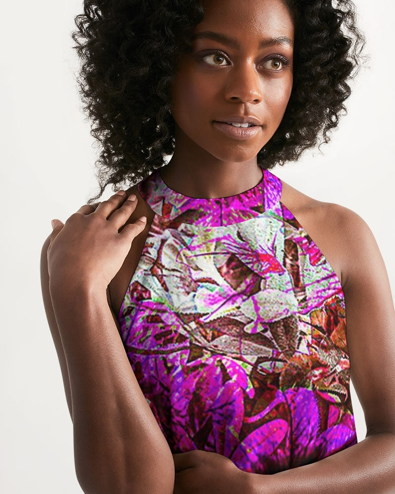 Darth Flower Power :: Pink :: Women's Halter Dress