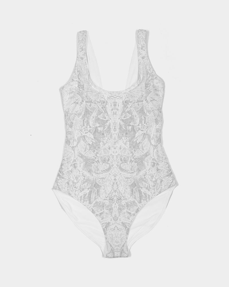 Darth Flower Power :: White :: Women's One-Piece Swimsuit