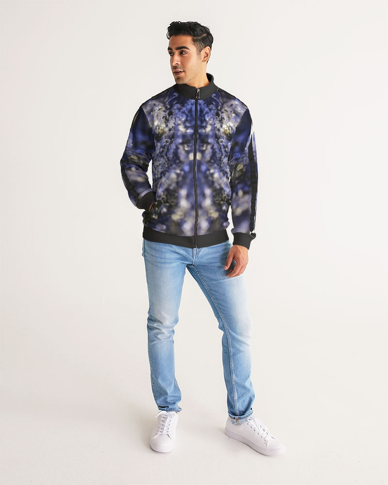 Blue Water Rush :: Men's Stripe-Sleeve Track Jacket