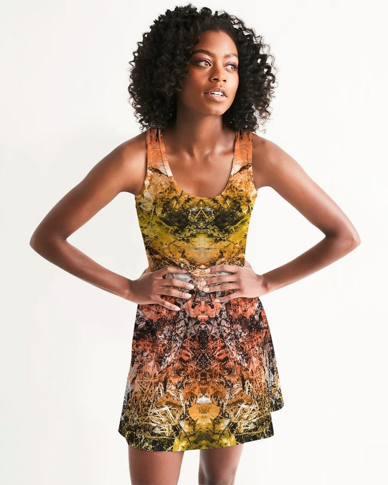 Fall of the Leaf Gods :: Orange :: Women's Racerback Dress