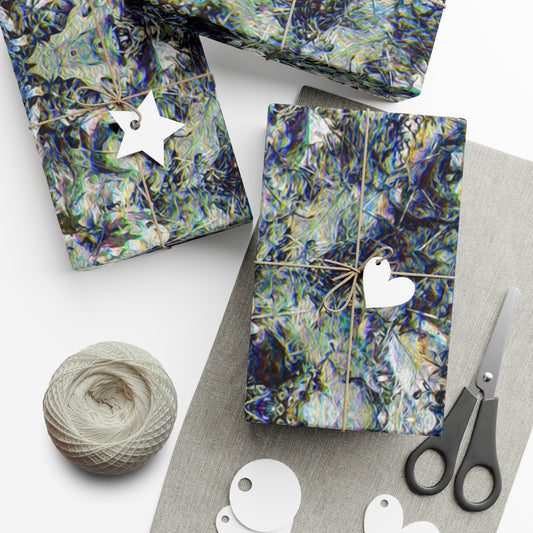 Fall of the Leaf Gods :: Grey ::Gift Wrap Papers