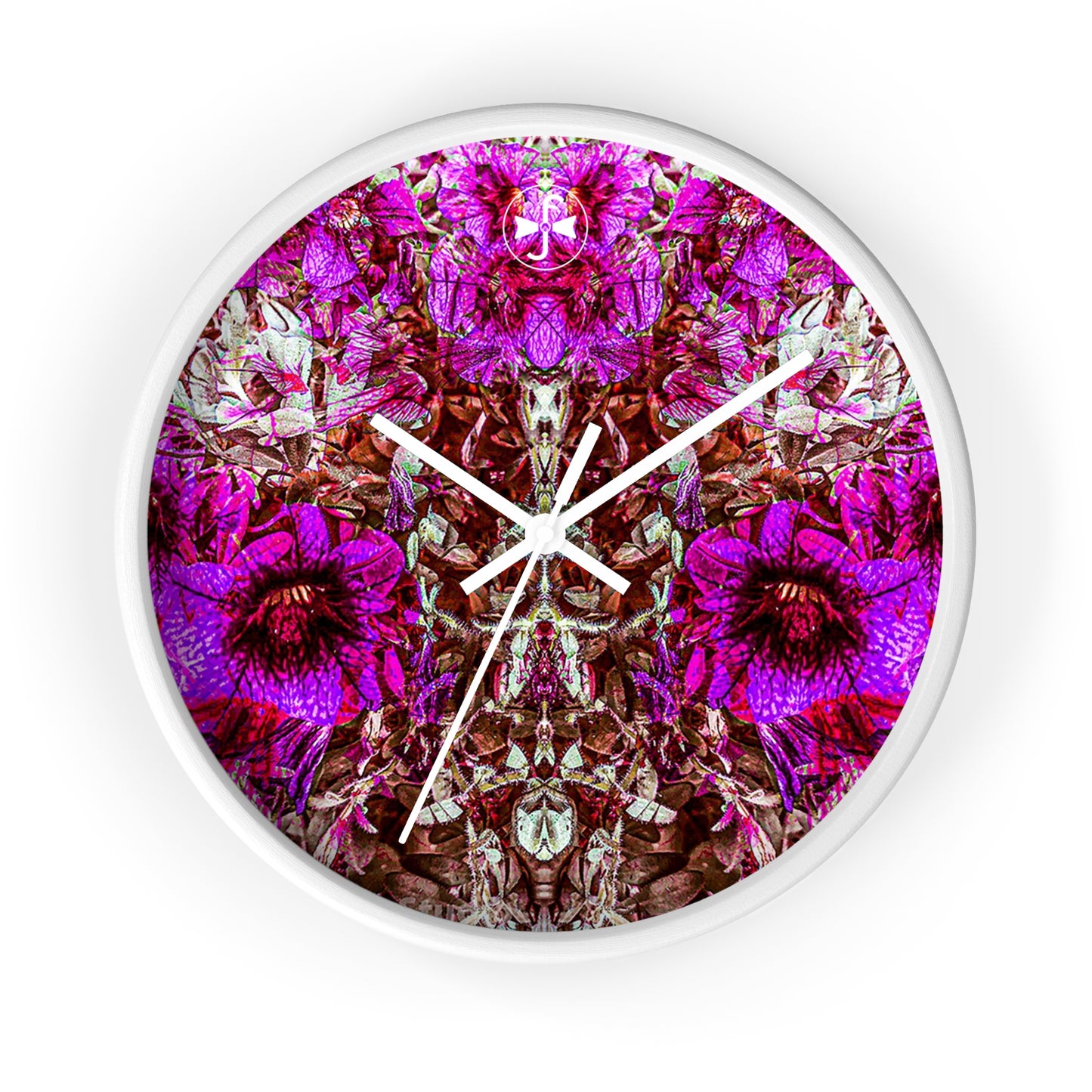 Darth Flower Power :: Pink :: Wall Clock