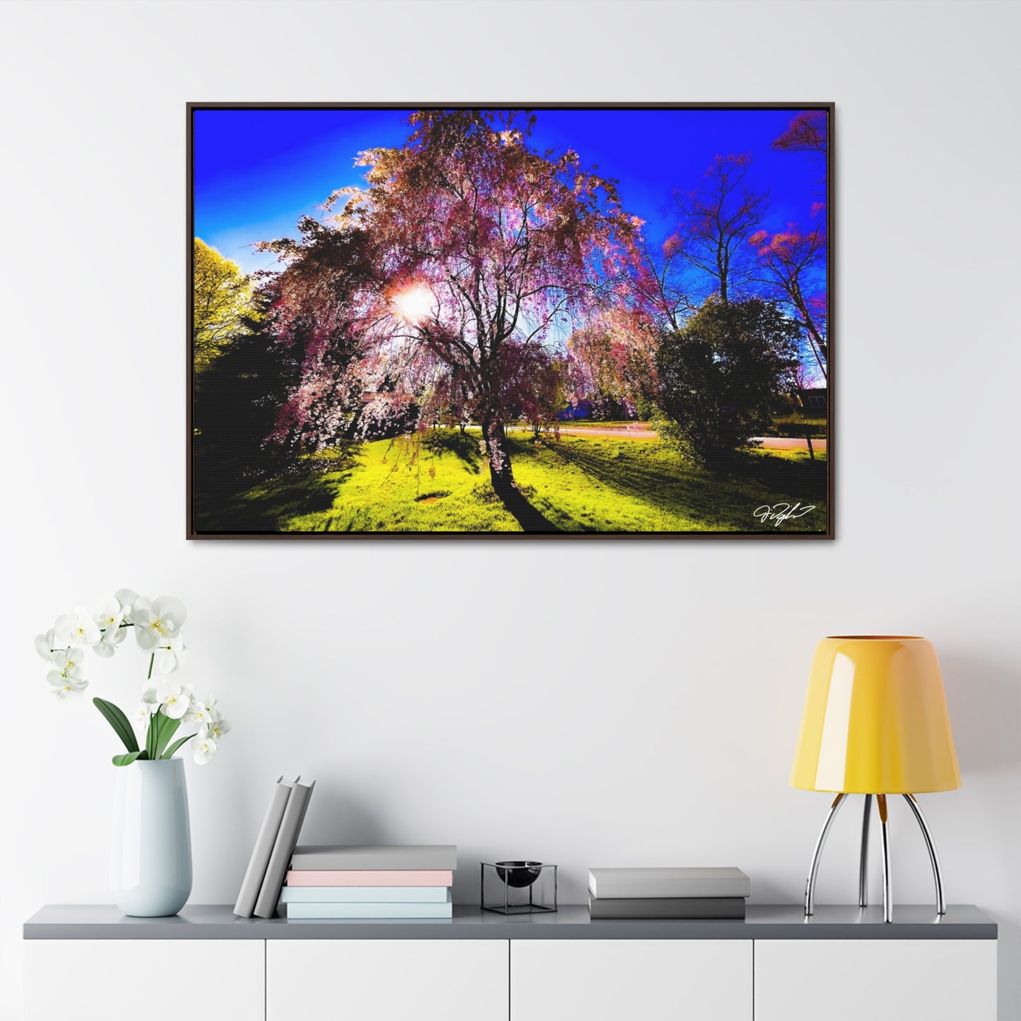 Spring's Euphoria :: Matte Canvas, Black Frame