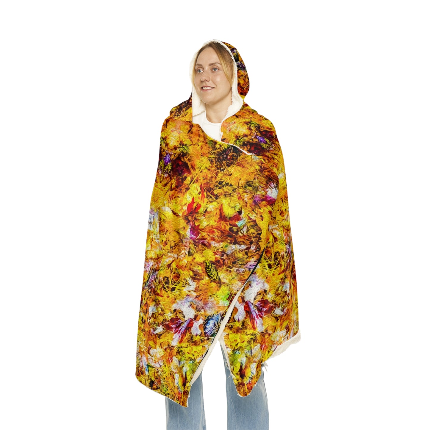 Fall of the Leaf Gods :: Orange A :: Snuggle Blanket