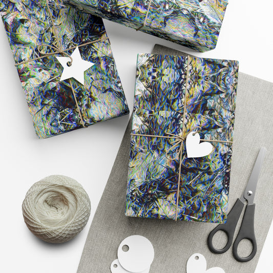 Fall of the Leaf Gods :: Grey ::Gift Wrap Papers