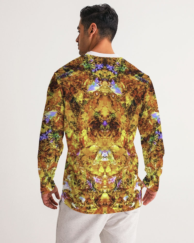 Fall of the Leaf Gods :: Orange :: Men's Long Sleeve Sports Jersey